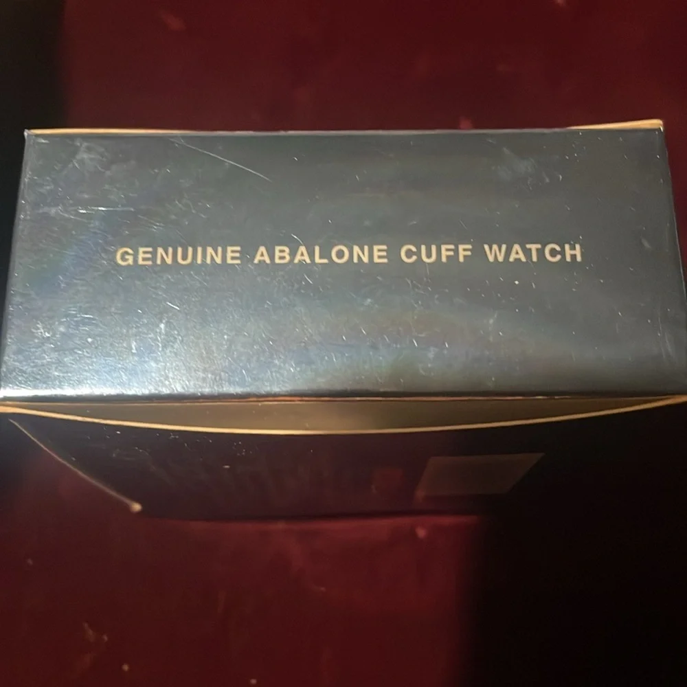Silver Tone Quartz Watch Rectangular Green Bangle Cuff Womens Jewelry‎